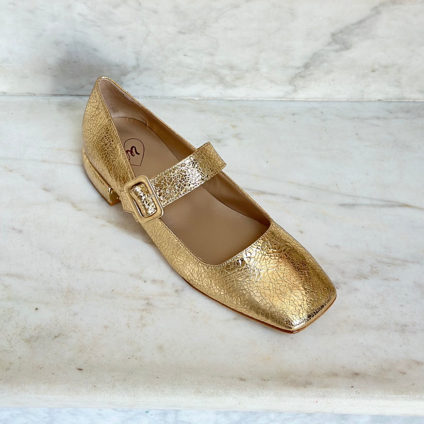 BALLERINE "LE QUADRE" ORO